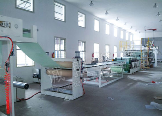 4 Roller Cast Film Extrusion Line Waterproof Roll Twin Screw Extruder Machine